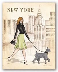 New York by Andrea Laliberte 11"x14" Art Print Poster