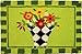Harlequin Flower Vase Doormat-JellyBean Rug