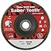 Weiler - Saber Tooth Ceramic Flap Discs 7" Angled Phenolic 36Cer 5/8" -11 Arbor: 804-50112 - 7" angled phenolic 36cer 5/8" -11 arbor