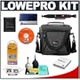 Lowepro Nova 2 AW (Black) Bag + Cameta Bonus Kit for Canon EOS, Nikon, Olympus Evolt, Pentax & Sony Alpha Digital SLR Cameras