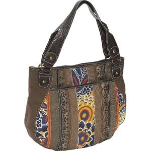 Tianni Vertical Patch Work Shopper