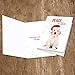 Canopy Street Labrador Love Holiday Card Pack / 25 Cards And Envelopes Pack/Festive Santa Hat Puppy Design With Greeting Inside/Dog Christmas And New Year Cards