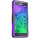 Galaxy Alpha Case, CASEFORMERS Duo Armor PURPLE for Samsung Galaxy Alpha Combo Case with Stand and Holster