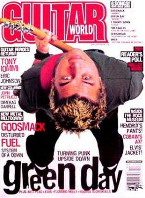 GUITAR WORLD Magazine December 2000 Green Day cover, Godsmack