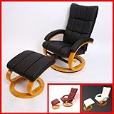 Fernsehsessel Relaxsessel M57 + Hocker/Fußstütze