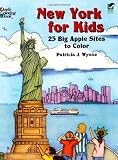 Buy : New York for Kids: 25 Big Apple Sites to Color (Dover Coloring Books)