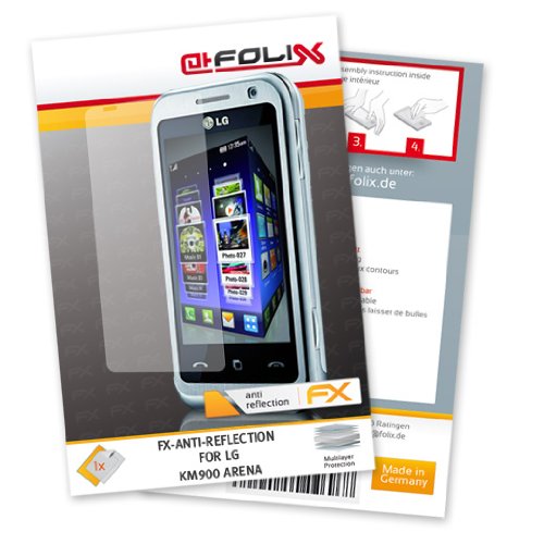 FoliX FX-Antireflex Displayschutzfolie f&uuml;r LG-Electronics KM900 Arena / KM-900 - Displaysc Preisvergleich