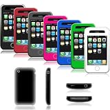 Premium Apple iPhone 3G Silicone Skin Case 5 Color Options In Stock now