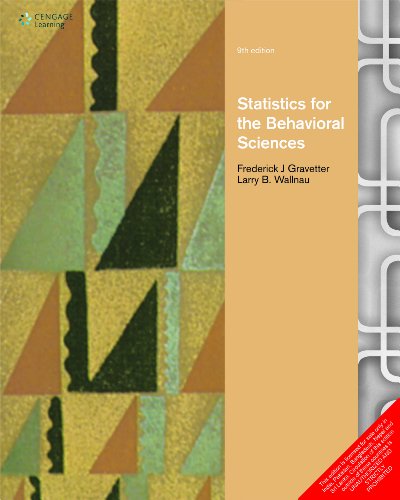 statistics for the behavioral sciences