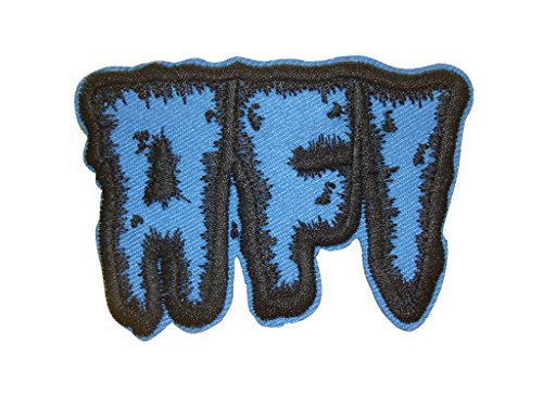 2 pieces AFI Iron On Patch Fabric Applique Motif Rock Band Punk Metal 3.1"x2"