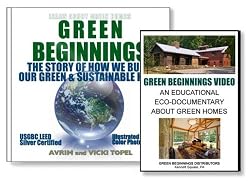 Green Beginnings Green Homes Educational Package (Book & DVD set) (Volume 1)