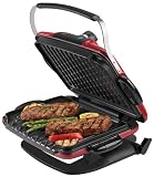George Foreman GRP90WGR Next Grilleration Removable-Plate Grill with 5 Plates, Red