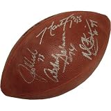 Mark Gastineau, Joe Klecko, Abdul Salaam and Marty Lyons - Sack Exchange - Autographed Football