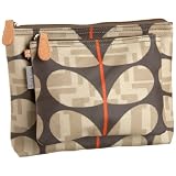Orla Kiely Two-In-One Cosmetic Wash Bag Set,Pebble,one size