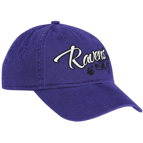 NFL Women's Fan Gear Team Color Slouch Adjustable Hat - EQ58W (Baltimore Ravens, One Size Fits All)