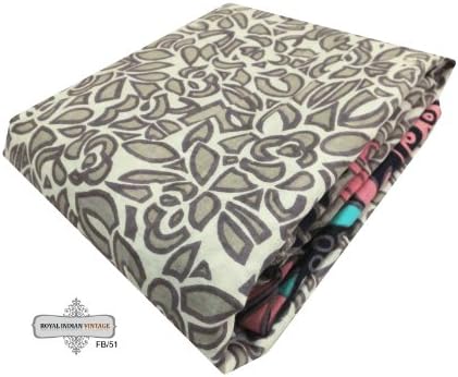 Sewing Fabric White Base Cotton Poplin Home Décor Abstract Printed Fashionable Apparel Making Material Pillow Crafted Dress 44" Wd Curtain Drape By the Yard