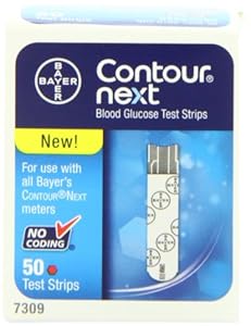 Bayer Contour Next Blood Glucose Test Strips, 100 Ea