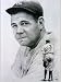 Babe Ruth from The New York Yankees Sketch Portrait, Charcoal Graphite Pencil Drawing - Double Matt Reproduction (11" x 14") (WU102)