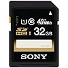 Sony 32GB SDHC Class 10 UHS-1 R40 Memory Card (SF32UY/TQMN)