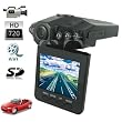 TELECAMERA VIDEOREGISTRATORE DVR AUTO HD MONITOR LCD 2.5" 6 LED 720P
