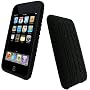 igadgitz Silikon H�lle Schutzh�lle Etui Case Tasche in Schwarz mit Reifenprofil-Design f�r iPod Touch 2G 2. Gen Generation & 3G 3. Gen Generation 8gb 16gb 32gb & 64gb + Display Schutzfolie