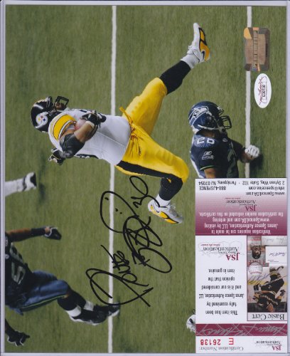 Jerome Bettis Pittsburgh Steelers Signed Autographed Photo Coa + Hologram Jsa Coa