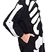 Silver Lilly Unisex Adult Plush Skeleton One Piece - Cosplay Costume