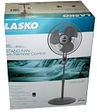 Lasko 16in Stand Fan With Remote Control