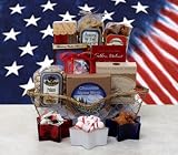 Stars and Stripes Gourmet Food Gift Basket