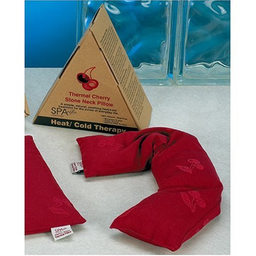 Hot and Cold Therapy Thermal Cherry Stone Neck Pillow Wrap Marc L
