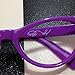 Hip Hop 50's Shop Kids Cat Eye Glasses (Child/Youth, Purple)