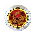Ed Hardy "Crouching Tiger" Chrome-Face Round Neon Clock