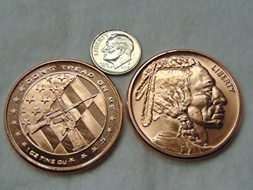 Custom Limited Edition "Don't Tread On Me" Commemorative NRA Copper Coin x1 (2015)