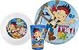 Zak! Designs Mealtime Set - Jake and the Neverland Pirates - 3 ct