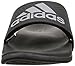 adidas Men's Adilette Comfort Slides Sandals, Core Black/Silver Metallic/Core Black, 13