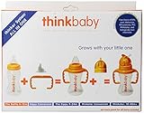UPC 859871004026 product image for thinkbaby All In One Bottle, Orange/Clear | upcitemdb.com