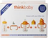 UPC 859871004026 product image for thinkbaby All In One Bottle, Orange/Clear | upcitemdb.com