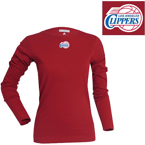 Antigua Los Angeles Clippers Womens Long Sleeve Signature Tee