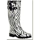 Chooka - Women's Premium Zebra Double Buckle Rain Boots