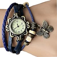 Leder Armbanduhr Damenuhr Armkette Armba...