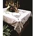 Betenburg Lace Design Tablecloth White 70" Round