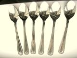 6 Bead pattern teaspoons
