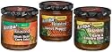 Arriba! Fire Roasted Southwestern Salsa Variety Pack (Sweet Pepper, Garlic & Cilantro, Black Bean & Corn), 16-Ounce Jars (Pack of 3)