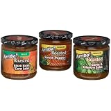 Arriba Fire Roasted Southwestern Salsa Variety Pack Sweet Pepper Garlic and Cilantro Black... by 
