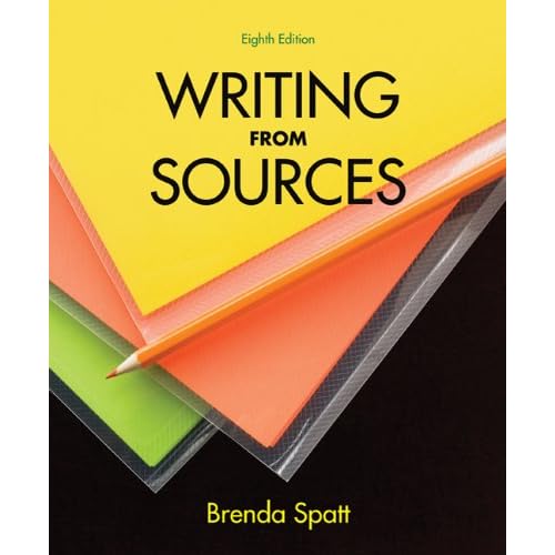 Writing From Sources (8th Ed.) Brenda Spatt PDF