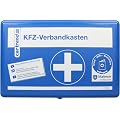 Cartrend 7700126 Verbandkasten "Classic", blau, DIN 13164-B", mit Malteser Erste-Hilfe-Sofortma�nahmen