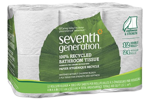 Seventh Generation Bathroom Tissue, 2 Ply, 12 ct , 4 pk