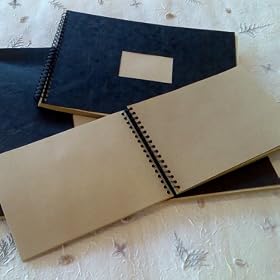 Carnet papier kraft - A4 21x29,7 cm - 60 feuilles