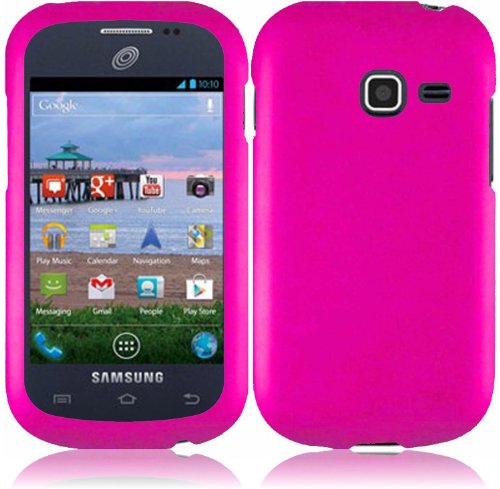 For Samsung Galaxy Centura S738C Hard Cover Case Hot Pink Accessory