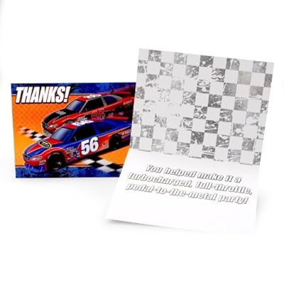 NASCAR Full Throttle Thank You Cards (8 count)